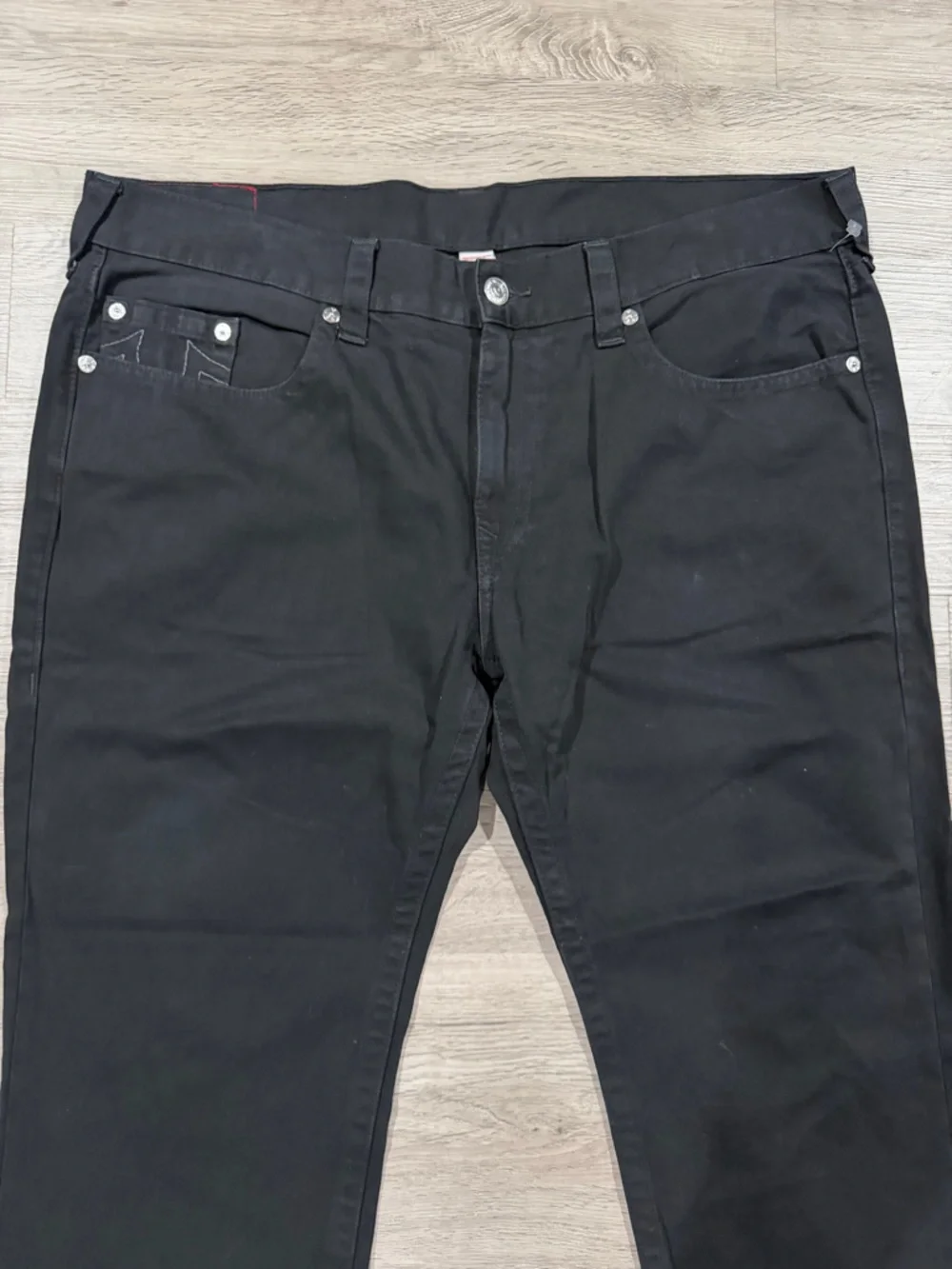 True Religion Men's Black Skinny Fit Jeans - Classic Everyday Denim